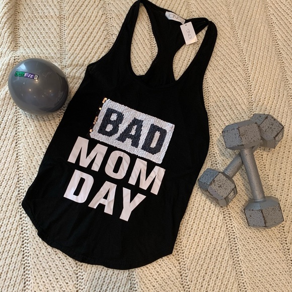 “Good/Bad Mom Day” - Size: S/M - Tank MOTHERS DAY - Picture 1 of 4
